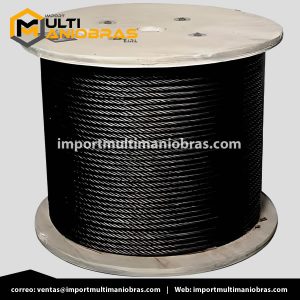 Cable de Acero Negro